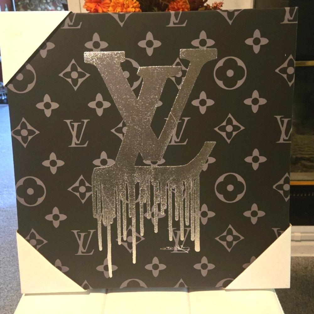 LV Canvas Print Wall Art